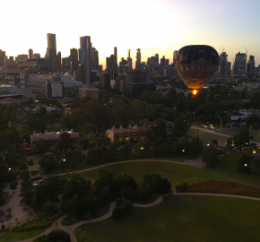 Z koše balónu: Balónové toulky Austrálií