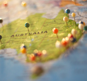 Z koše balónu: Australský venkovem jako na dlani